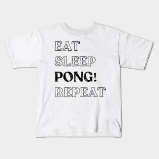 Eat Sleep Pong Repeat! It's Mahjong Time Mahjongg Fans v2 Kids T-Shirt